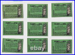 Planet of the Apes set of 44 cards A&BC Gum 1969