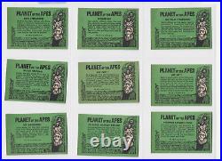 Planet of the Apes set of 44 cards A&BC Gum 1969