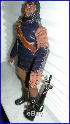Planet of the apes soldier variant lizard, snake skin tunic jacket & gloves Mego