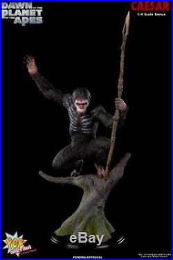 Pop Culture Shock Dawn of the Planet of the Apes Caesar Exclusive Statue AP New