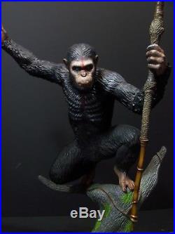 Pop Culture Shock Planet of the Apes Caesar Exclusive 1/4 Statue 23/100 PCS SS