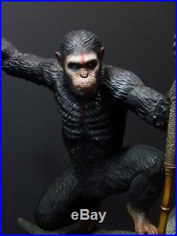 Pop Culture Shock Planet of the Apes Caesar Exclusive 1/4 Statue 23/100 PCS SS