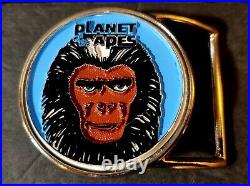 Pristine Hard To Find 1967 Vintage Planet Of The Apes Belt Buckle Cornelius