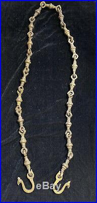RARE Tim Burton Movie Prop Planet Of The Apes Solid Brass Chain from Ape City