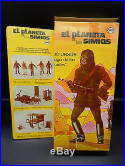 RARE vintage Cipsa Planet of the Apes GENERAL URSUS action figure Mego Mexico