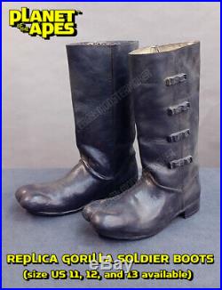 REPLICA 1968 Planet of the Apes Gorilla Soldier BOOTS (cosplay)