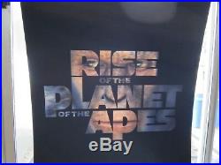 RISE OF THE PLANET OF THE APES 2011 RARE Original LENTICULAR 27X40 Movie Poster
