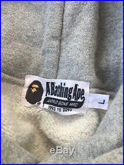 Rare 2004 BAPE A BATHING APE x PLANET OF THE APES APE Hoodie Hoody AUTHENTIC
