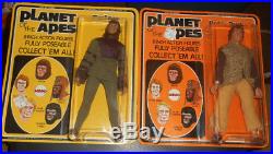 Rare All 10 Mego Vintage PLANET OF THE APES 8 Figures 1967 made in Hong Kong