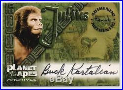 Rare Set Of 5 Inkworks The Planet Of The Apes Archives Autograph Cards 1999