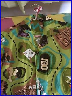 Rare Shag Vintage Planet Of The Apes Shirt With Pin Mint Monster Scifi