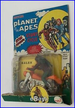 Rare Vintage Planet Of The Apes AHI Galen Motorized Stunt Cycle 1960s 1970s