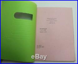 Return to the Planet of the Apes / Larry Spiegel 1975 TV Script, Animated Series