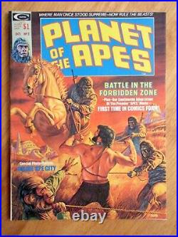 Run of 5 Marvel/Curtis Mags PLANET OF THE APES #2-6 (1974-5) VF & VF+ Gems