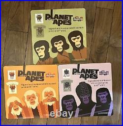 SHAG Planet of the Apes large advertising Print decals RARE