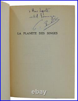 SIGNED La Planete Des Singes PIERRE BOULLE First Edition Planet of the Apes 1st