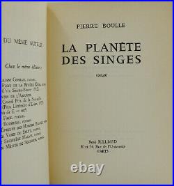 SIGNED La Planete Des Singes PIERRE BOULLE First Edition Planet of the Apes 1st