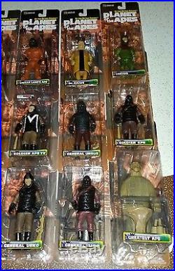 Set of 18 Medicom Planet of the Apes 6 Figures from Japan