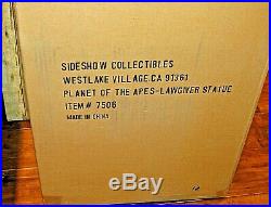 Sideshow Planet Of The Apes Lawgiver Statue #012/750 Low New Sealed Shipper