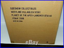 Sideshow Planet Of The Apes Lawgiver Statue #/750 Low New Sealed Shipper