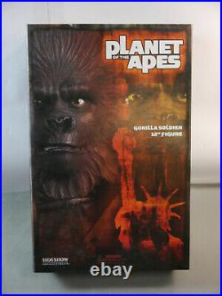 Sideshow Planet of the Apes Gorilla Soldier 16 / 30cm OVP LAD