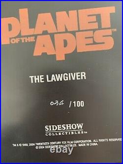 Sideshow Planet of the Apes Lawgiver Statue 2005 SDCC Blood Bleeding Exclusive
