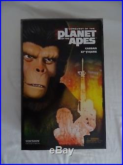 Sideshow Toys Conquest Planet of the Apes (PotA) Caesar Exclusive 12 Figure NIB