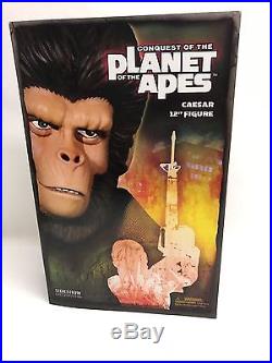 Sideshow Toys Planet of the Apes 12 Figure Caesar New in the Box 2004