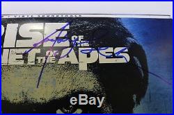 Signed Andy Serkis Rise of The Planet of the Apes Vinyl, Blu-Ray DVD Bundle #285