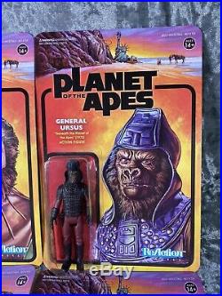 Super7 Planet Of The Apes POTA Complete Wave 1 Unpunched ReAction Figures