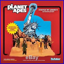 Super7 Planet of the Apes Statue of Liberty ReAction Playset 2018 SDCC Debut