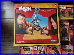 Super7 ReAction Planet of The Apes Complete Action Figure Set with Exclusives