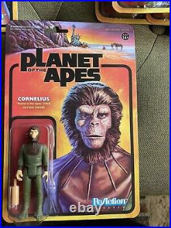 Super 7 Reaction Planet Of The Apes Wave 1 Complete Set