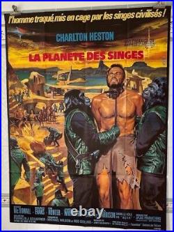 THE PLANET OF THE APES (1968) CHARLTON HESTON French 46x61