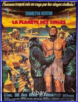 THE PLANET OF THE APES (1968) CHARLTON HESTON French 46x61