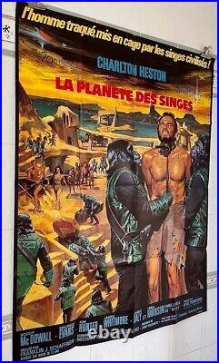 THE PLANET OF THE APES (1968) CHARLTON HESTON French 46x61