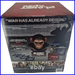 The Planet Of Apes Caesars Warrior Collection Bust +2 Films Blu-Ray Area A