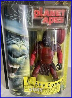 Tim Burton Planet of the Apes Commander Figure 2001 New & Packaged