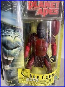 Tim Burton Planet of the Apes Commander Figure 2001 New & Packaged