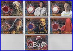 Topps Planet of the Apes Movie Rare 7 Card Costume Set