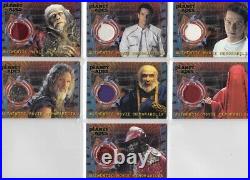 Topps Planet of the Apes Movie Rare Complete Set of the 7 Costume Cards