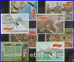 Topps-full Set- Planet Of The Apes 1967 (green Back X44 Cards) Excellent