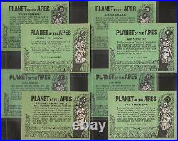 Topps-full Set- Planet Of The Apes 1967 (green Back X44 Cards) Excellent
