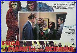 UF90 ESCAPE FROM PLANET OF THE APES 8 orig POSTER ITALY