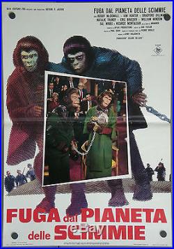 UF90 ESCAPE FROM PLANET OF THE APES 8 orig POSTER ITALY
