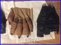 ULTRA RARE Planet of the apes 2001 Chimp Hands With Thumbs Gloves Wrist Supports