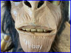 Ultra Rare Stunning Planet Of The Apes Latex Adults Cosplay Chimp Mask 1970