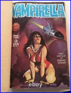 VAMPIRELLA 1977 Turkish Comic 1st BINDED 12 ISSUES Planet of the Apes