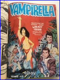 VAMPIRELLA Turkish 1977 COMPLETE Space 1999 Planet of the Apes GREAT x 12 issues
