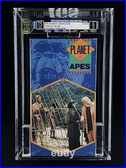 VHS Planet of the Apes IGS 7.5-6.0 NM 1990 CBS/FOX WM Blue Security Sticker